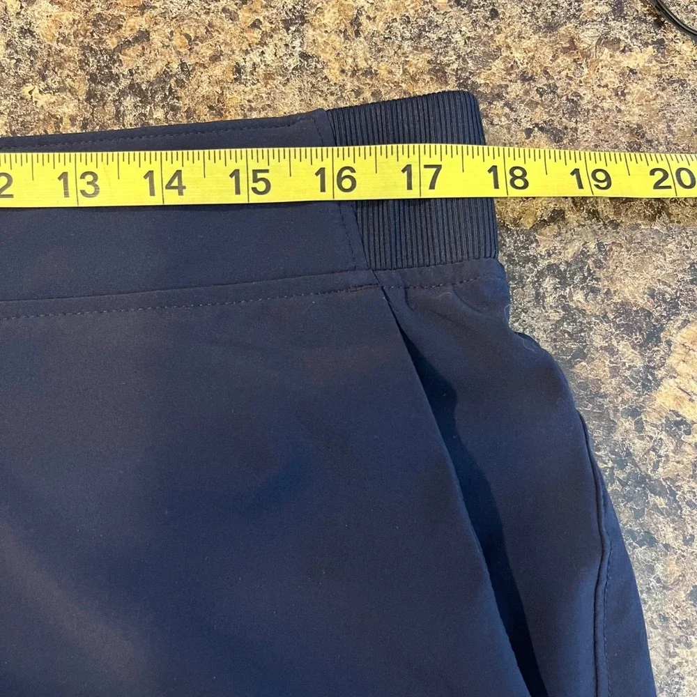 Athleta Navy Jogger Pants Athletic Lounge Drawstring Relaxed Fit Plus Size 16‎